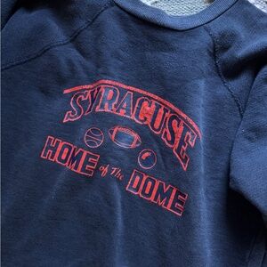 RARE Vintage Syracuse University Navy Champion Reverse Weave Sweatshirt